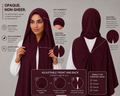 ~ Beetroot ~
Instant Chiffon Hijab