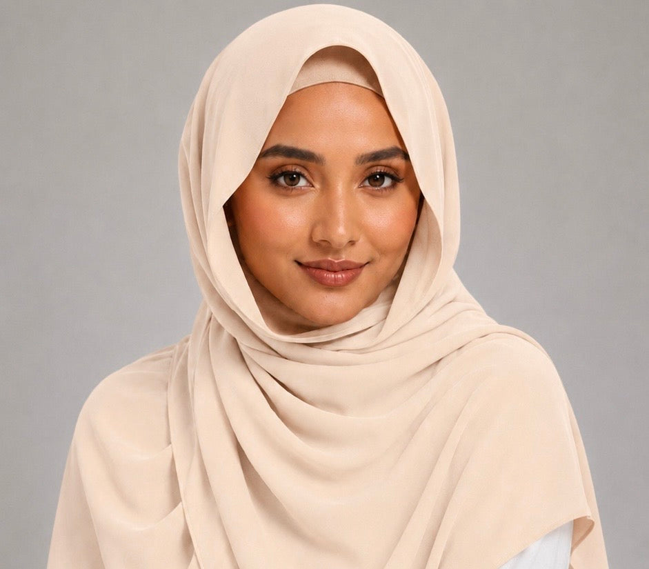 ~ Pearl Cream ~
Instant Chiffon Hijab