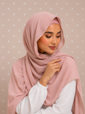 ~ Blush Pink ~
Instant Chiffon Hijab