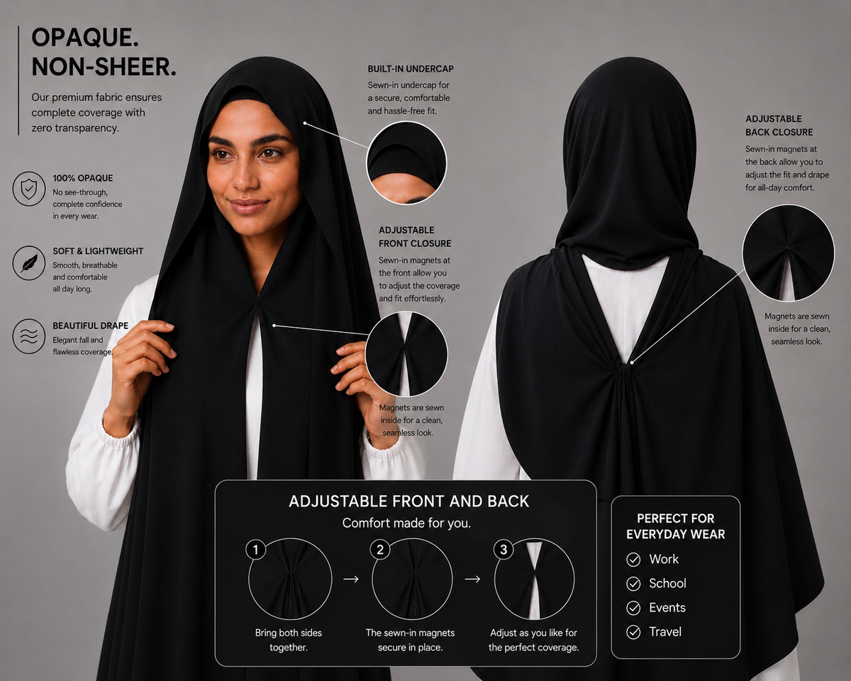 ~ Açaí ~
Instant Chiffon Hijab