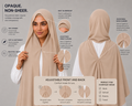 ~ Almond ~
Instant Chiffon Hijab