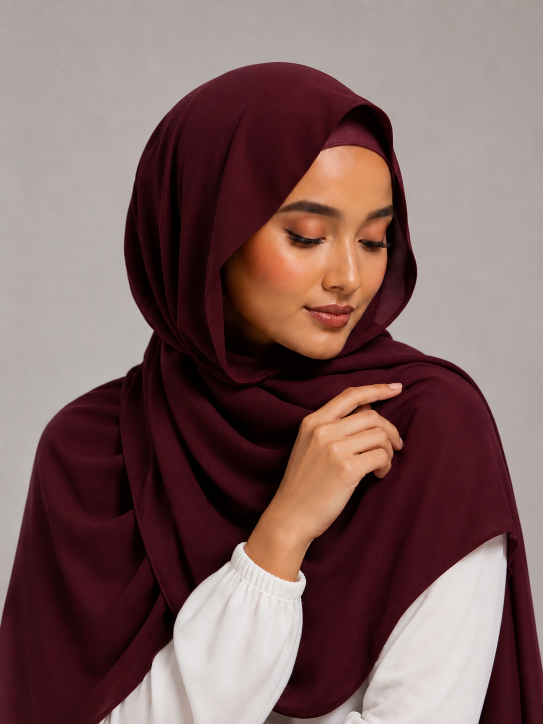 ~ Beetroot ~
Instant Chiffon Hijab