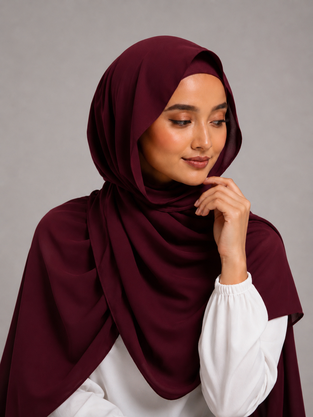 ~ Beetroot ~
Instant Chiffon Hijab
