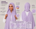 ~ Lavender Mist ~
Instant Chiffon Hijab