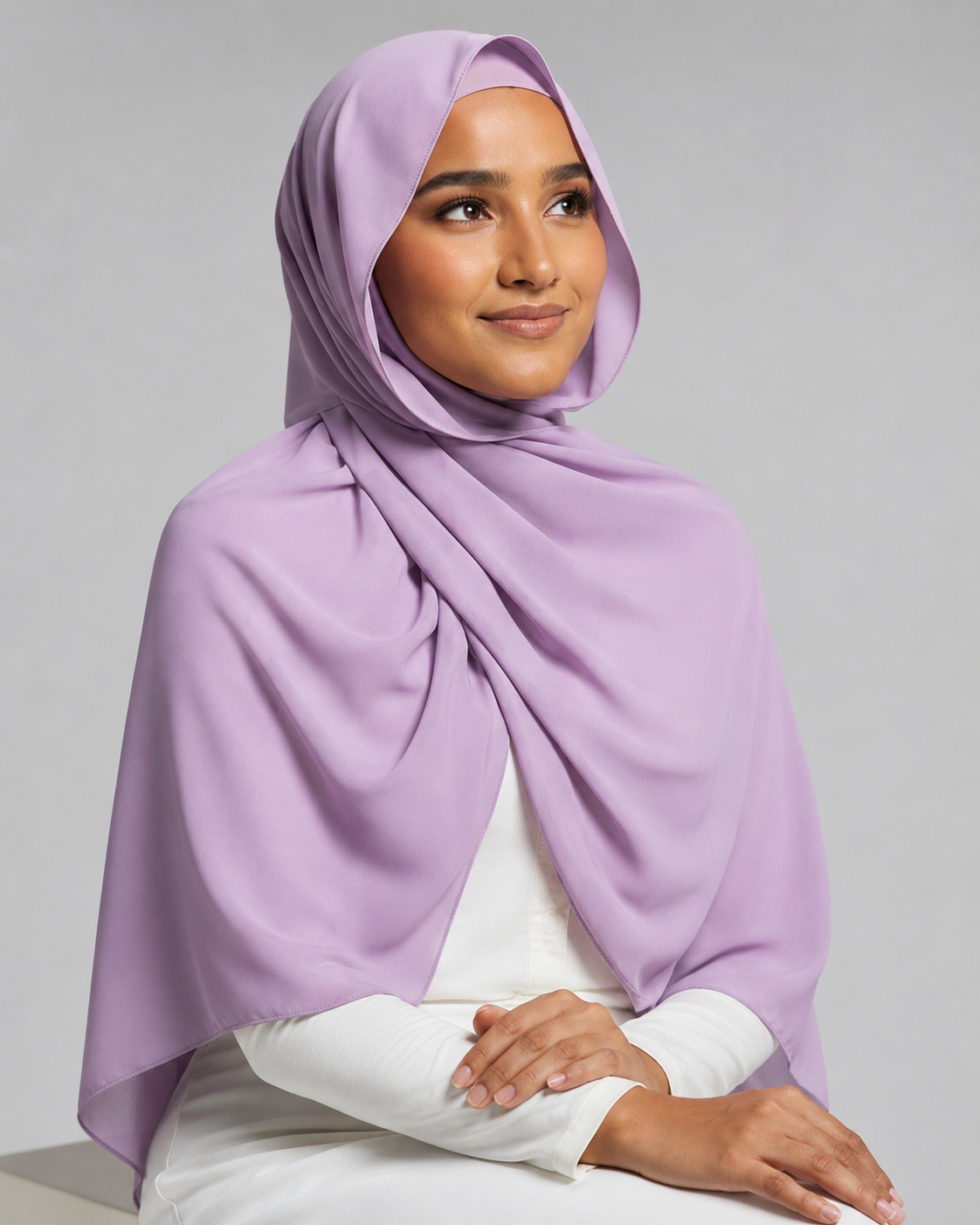 ~ Lavender Mist ~
Instant Chiffon Hijab