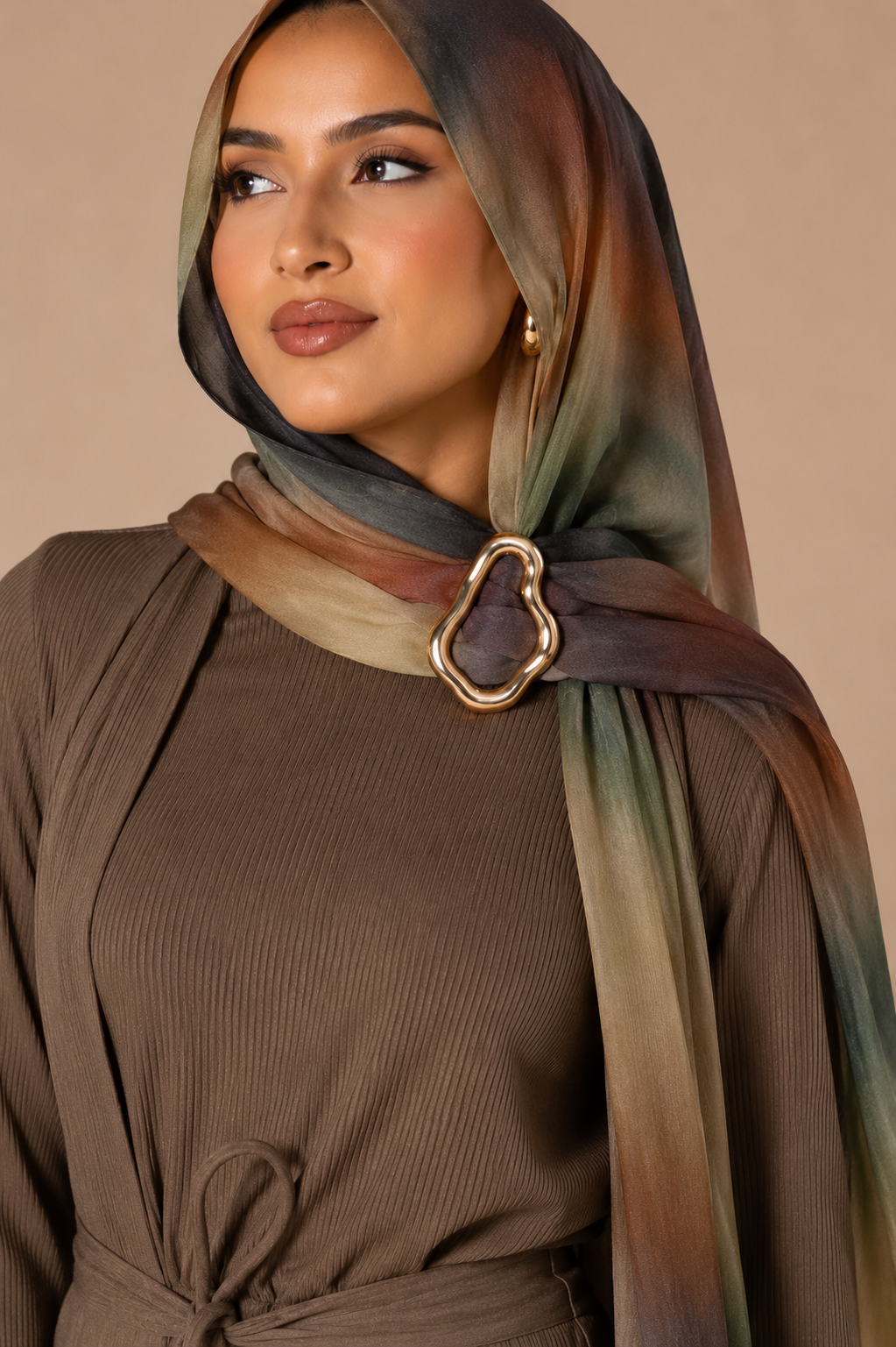 Woodland Mist — Printed Modal Hijab