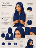 ~ Navy ~
Instant Chiffon Hijab